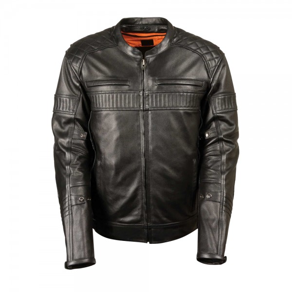 Men’s Quilted Pattern Triple Vent Scooter Jacket