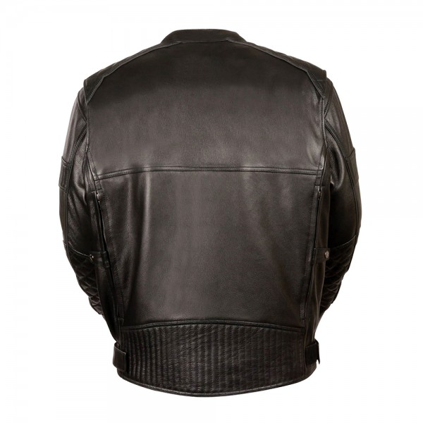 Men’s Quilted Pattern Triple Vent Scooter Jacket