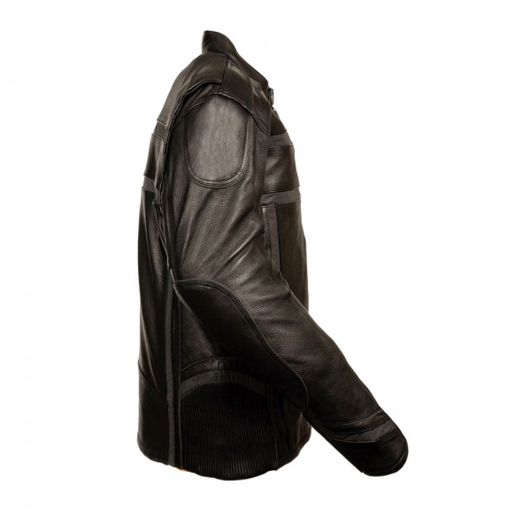 Men’s Reflective Band & Piping Scooter Jacket