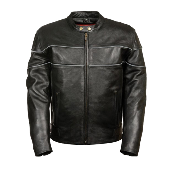 Men’s Side Stretch Jacket w/ Reflective Piping