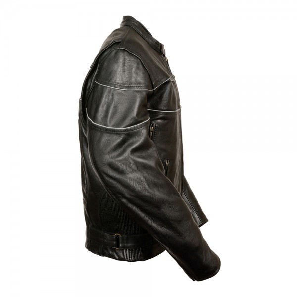 Men’s Side Stretch Jacket w/ Reflective Piping