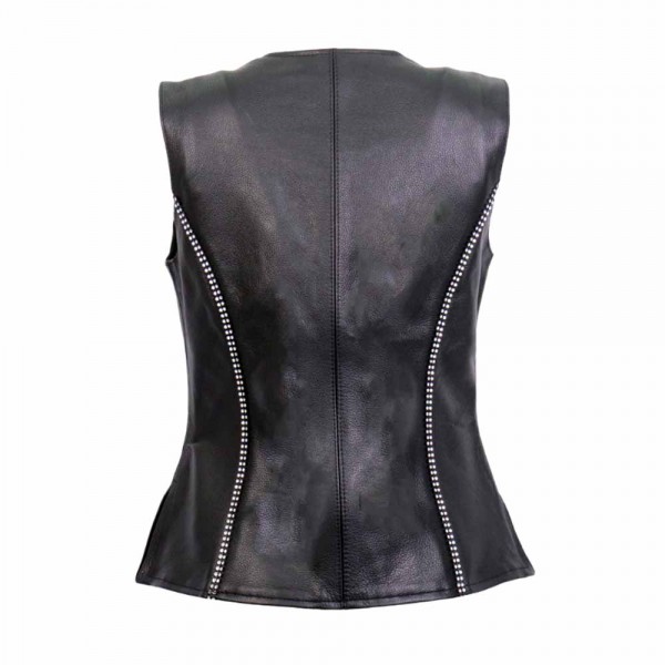 Hot Leathers Ladies Rhinestone Carry Conceal Vest